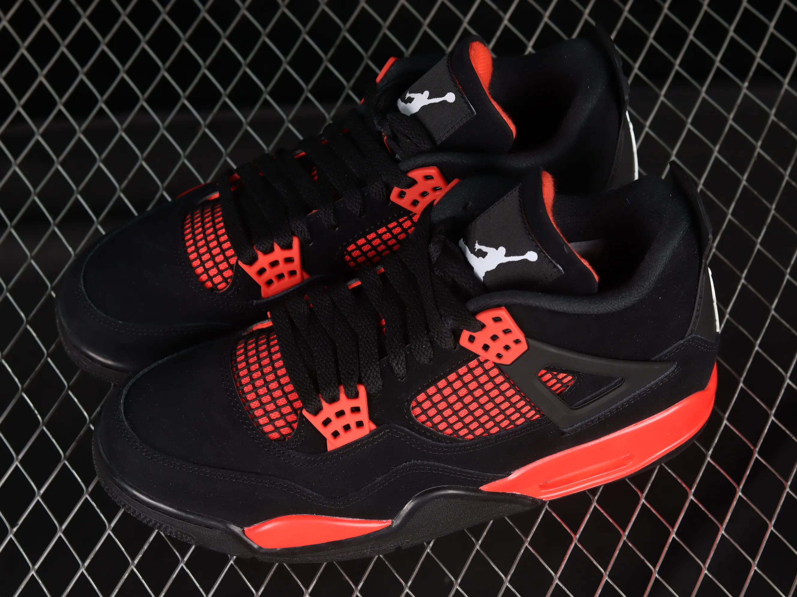 All categories Air Jordan Jordan series basketball shoes Air Jordan 4 LJR version Air Jordan 4 Retro "University Blue" AJ4 Joe 4 new black and red retro casual sports culture basketball shoes CT8527-016
